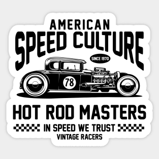 American Speed Culture Sticker